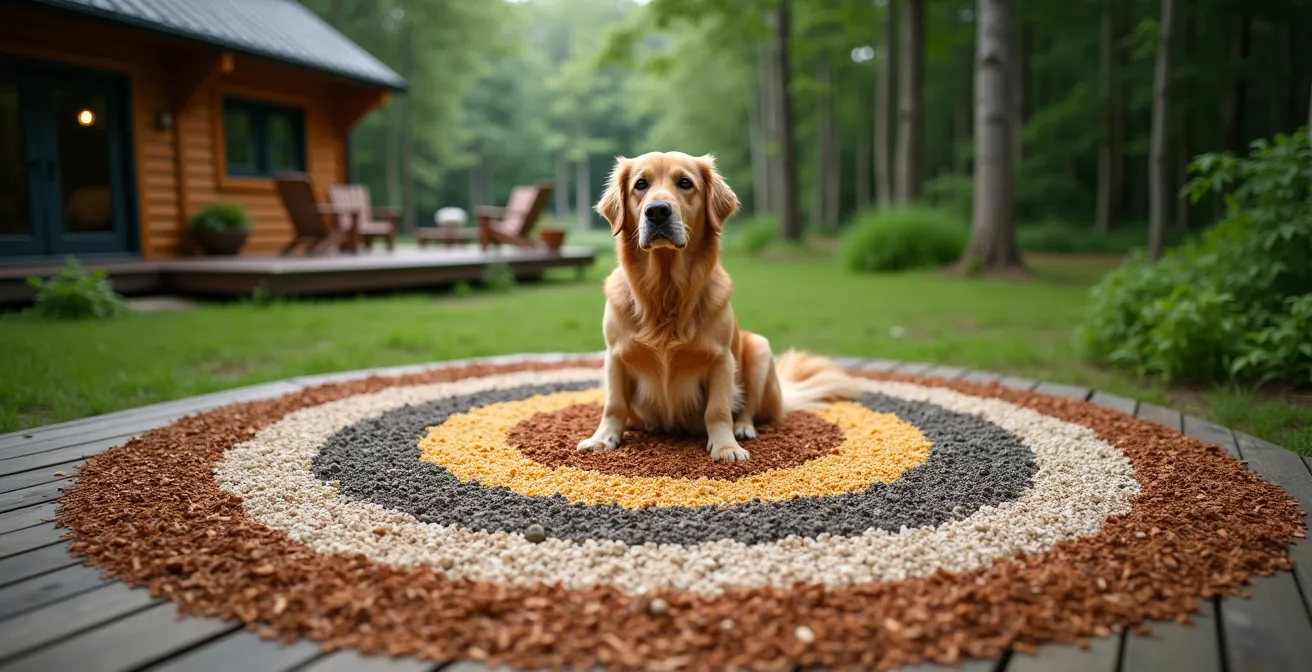 Multiple prevention methods protecting dog in Canadian cottage environment